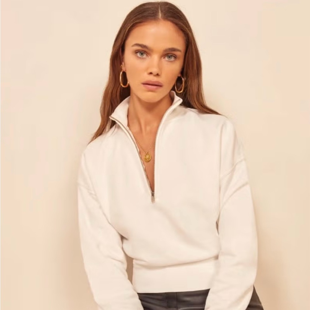 Reformation Quarter Zip